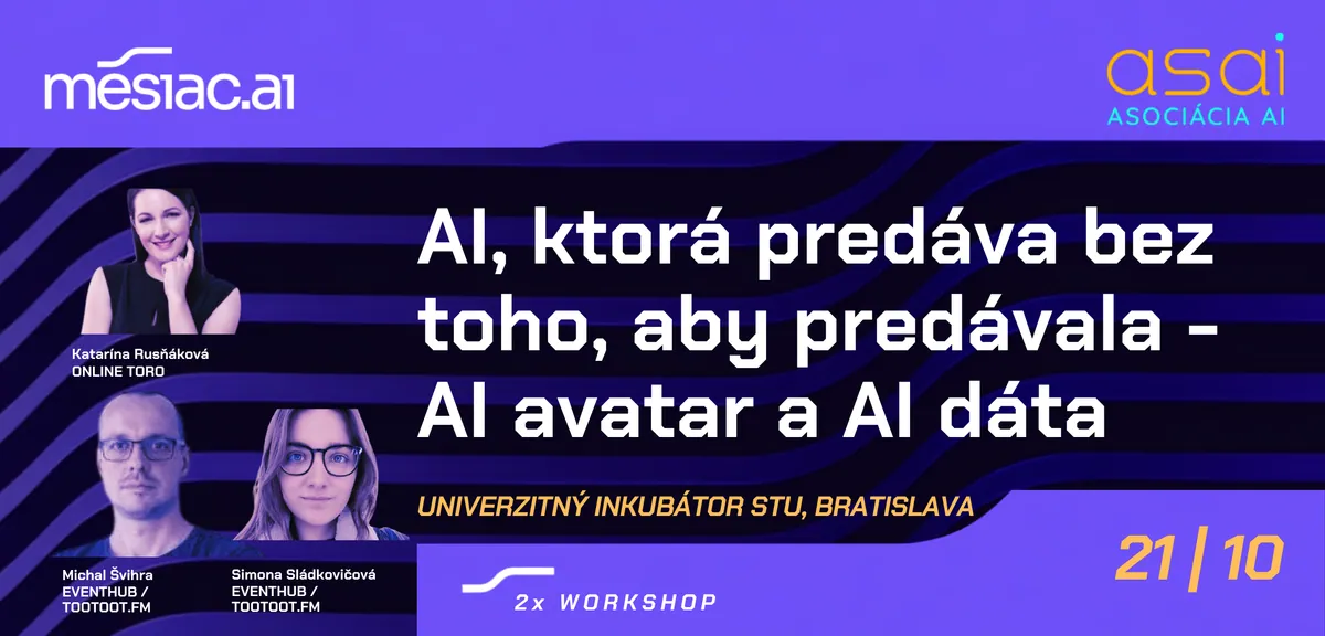 2× workshop AI, ktorá predáva bez toho, aby predávala