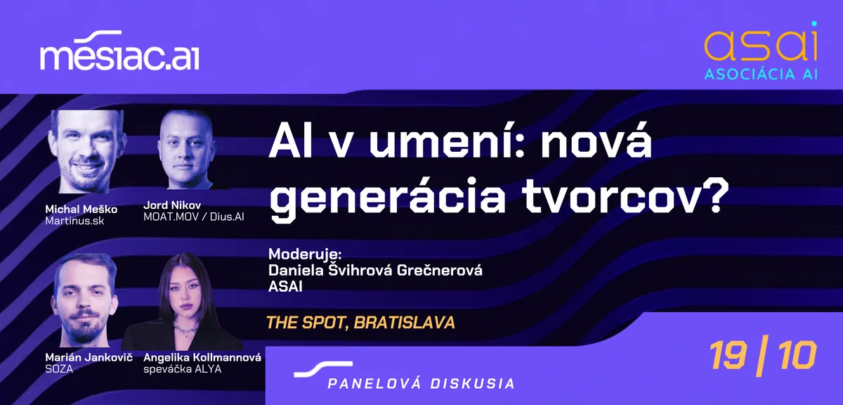 Panelová diskusia AI v umení: nová generácia tvorcov?