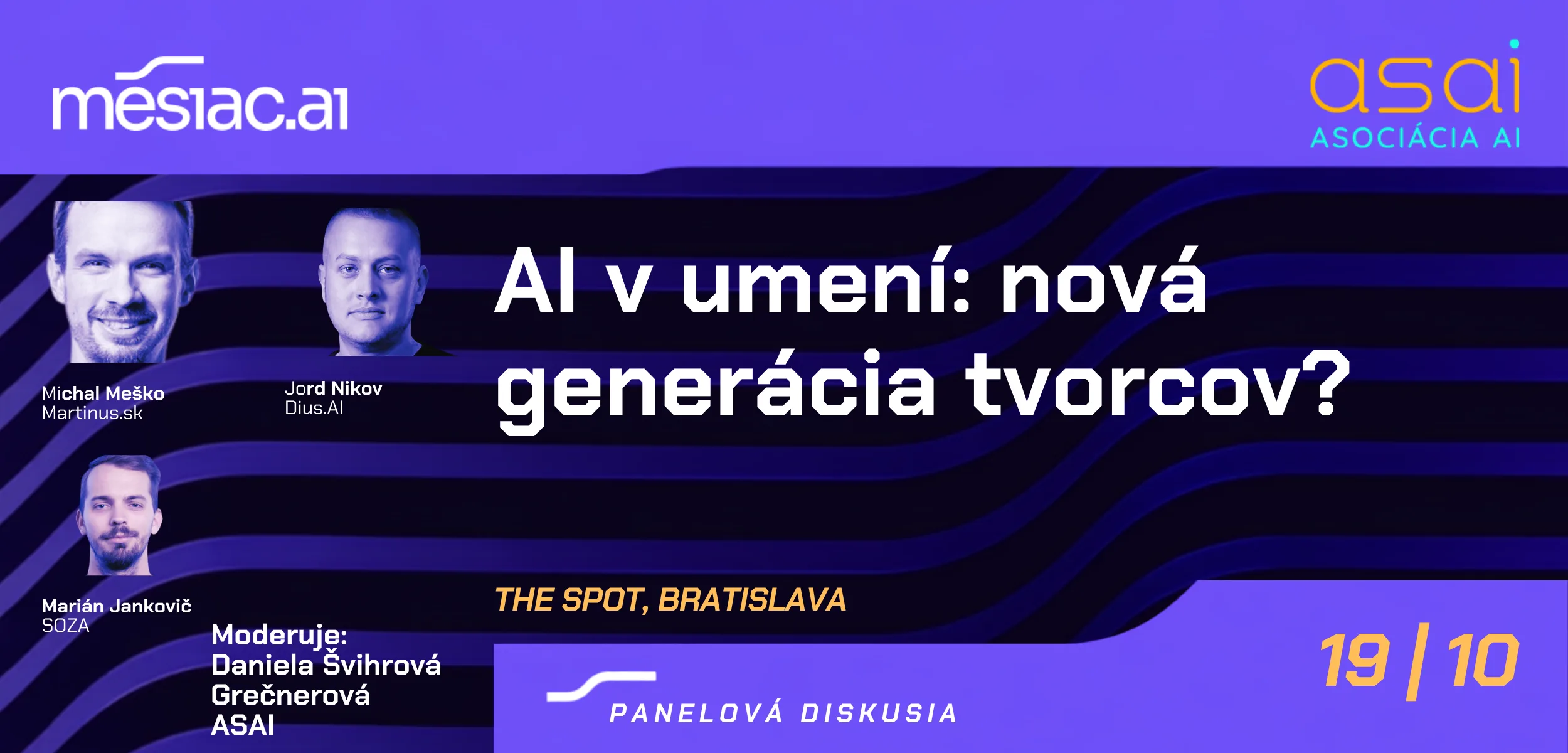 Panelová diskusia AI v umení: nová generácia tvorcov?