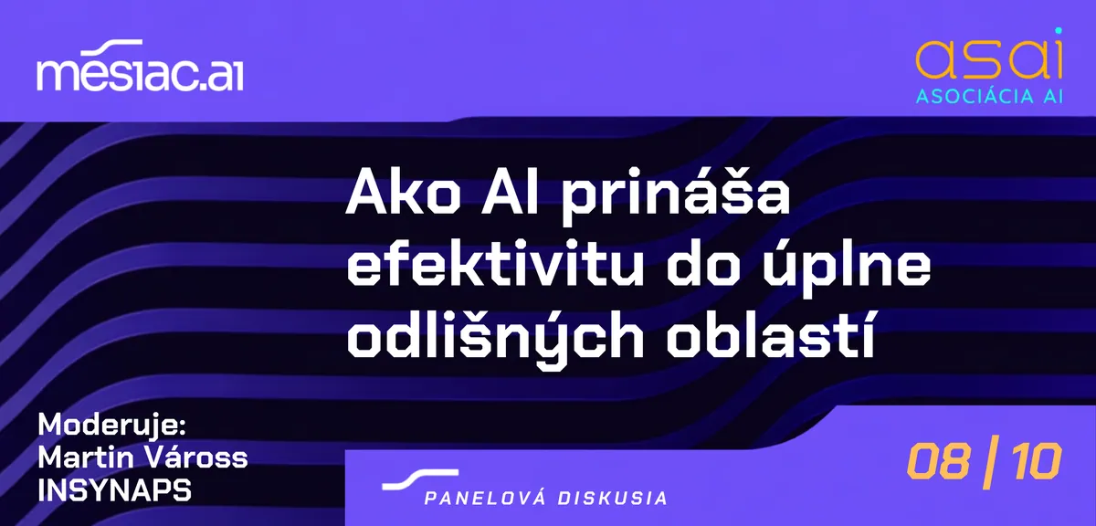 Panelová diskusia Ako AI prináša efektivitu do úplne odlišných oblastí